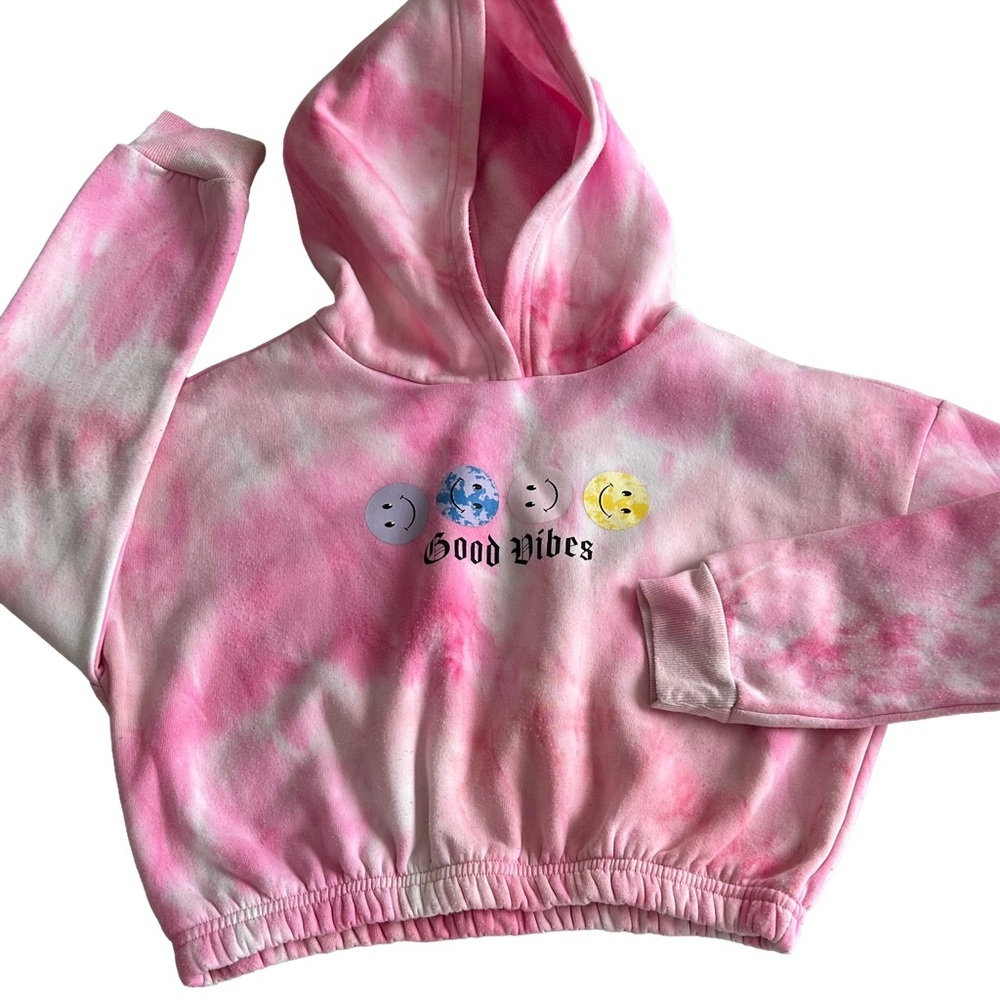 Urban Kids Girls  Tie-Dye Kids Hoodie.  Size L